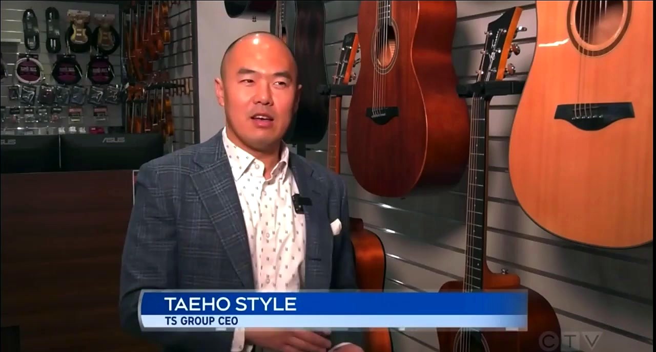 Taeho Style during an Inspired Albertans interview on CTV
